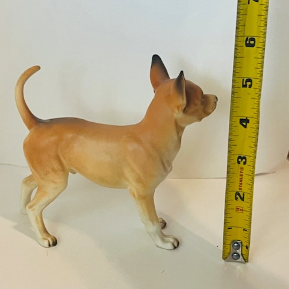 Chihuahua Figurine Puppy Dog Vtg Lefton Porcelain Japan Taco Bell Gift Decor - Picture 3 of 5